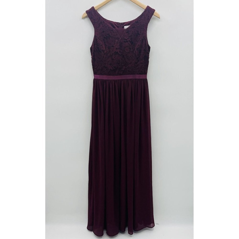 Dressystar Womens Small‎ Sleeveless Lace Bust Long Formal Dress Homecoming Prom